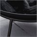 Braseiro de Exterior Metal Outsunny Preto