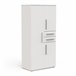 Roupeiro VERSATIL com 3 portas e 2 gavetas branco Branco