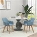 Cadeiras de Sala de Jantar Azul