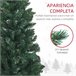 Árvore de Natal Metal e PVC HOMCOM, casa - natal Verde