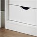 Banco sapateira com porta de celeiro deslizante FSR153-W SoBuy Branco