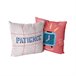 Capa de travesseiro Aware Patience Multicor
