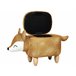 Beliani Puf animal FOX Laranja