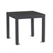 Mesa extensível de alumínio para jardim Lipari cinza Preto