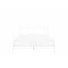 Beliani Cama com estrado Metal ANTLIA 168x209 Branco