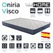 Colchão ONIRIA VISCO, respirável, adaptável, hipoalergênico Branco