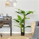 Bananeira Artificial PEVA, PE, Cimento HOMCOM, casa - decoração Verde
