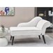 Beliani Chaise longue versão à direita Poliéster BIARRITZ Branco
