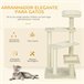 Árvore Arranhador para Gatos Bege