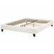 Beliani Cama sem cabeceira Bouclé ROANNE 150x213 Creme