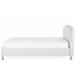 Beliani Cama con almacenaje Piel sintética METZ 168x217 Branco
