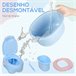 Bacio para Bebé TPE e Plástico HOMCOM Azul