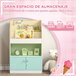 Estante para Brinquedos MDF ZONEKIZ Branco
