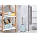 Beliani Conjunto de accesorios de baño GORBEA Azul Claro