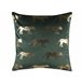 Beliani Almofada decorativa BLUEBELL 45x45 Verde Escuro