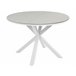 Beliani Conjunto de refeição MALETTO/BUSSETO Branco/cinza