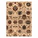 Tapete de lã SUPERIOR LATICA 100x250 Creme