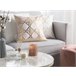 Beliani Almofada decorativa CASSIA 45x45 Cinza