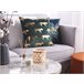 Beliani Almofada decorativa BLUEBELL 45x45 Verde Escuro