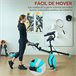 Bicicleta Estática Aço, ABS SPORTNOW Verde