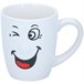 Caneca SONRISAS sortido 300ml material de grés Branco