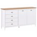 Beliani Aparador SHILLINGTON 150 Branco
