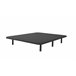 Estrado de cama revestimento 3D preto 