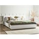 Beliani Cama Bouclé LINARDS 230x242 Branco