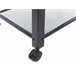 Beliani Carrito de cocina BOLZANO Preto