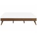 Beliani Cama com estrado MDF BERRIC Castanho