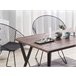 Beliani Mesa de jantar BRAVO 80x140 Castanho