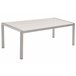 Beliani Mesa de jardim VERNIO 90x180 Branco