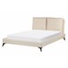 Beliani Cama Bouclé MELLE 155x240 Bege