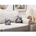 Beliani Almofada decorativa MALNI 30x30 Cinza
