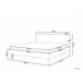 Beliani Cama com estrado MDF SERRIS 148x215 Castanho
