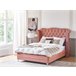 Beliani Cama Terciopelo AYETTE 185x215 Bege