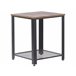 Beliani Mesa de jantar AVIS 45x45 Castanho