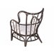 Beliani Conjunto lounge Rattan/vime BRINDISI Castanho