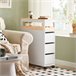 Armário de casa de banho BZR54-W SoBuy Branco