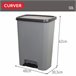 Curver Caixote do lixo Compatta 50L Cinza