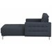 Beliani Chaise longue Poliéster ABERDEEN Castanho