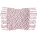 Beliani Almofada decorativa YANIKLAR Rosa Talco