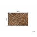 Beliani Pelos curtos TEKIR 160x230 Castanho