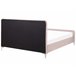 Beliani Cama Veludo LUNAN 166x215 Bege
