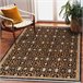 Tapete KESHAN franjas oriental clássico 7680/53511 250x340 Castanho