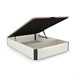 Sommier rebatível Luxo Max 3D 135x190 Branco/cinza