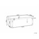 Beliani Mesa de centro KOKOMO 60x120 Branco
