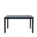 Mesa extensível de alumínio para jardim Lipari 90x134 Madeira