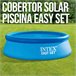 Cobertura solar INTEX para piscinas redondas Azul