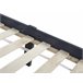 Beliani Cama com estrado Pinho FLORAC 167x208 Azul Marino
